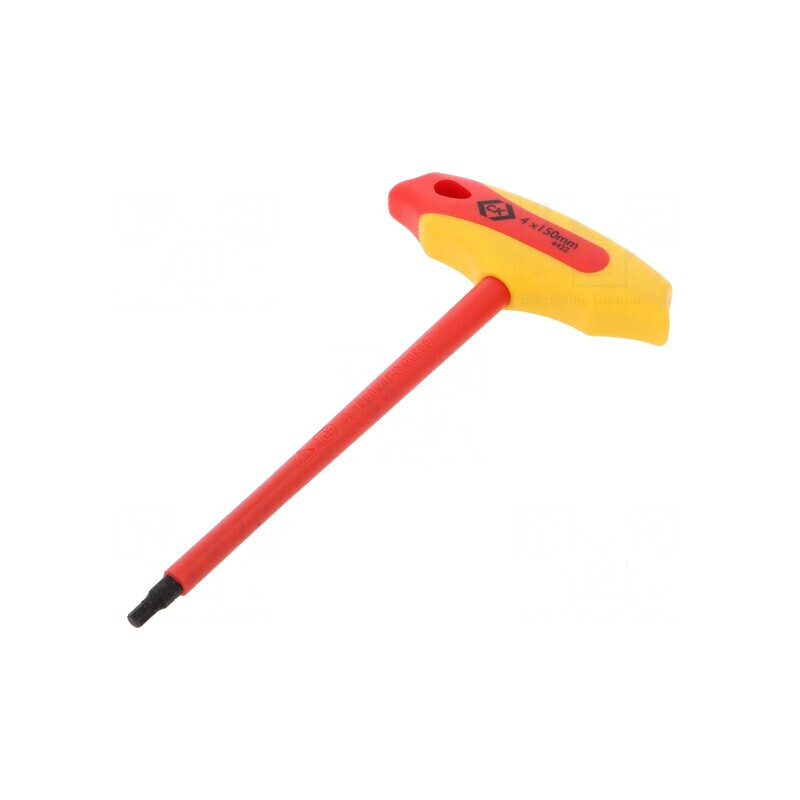 Cheie imbus HEX 4mm 150mm oţel crom-vanadium | Electronic-mag.ro | Componente Electronice