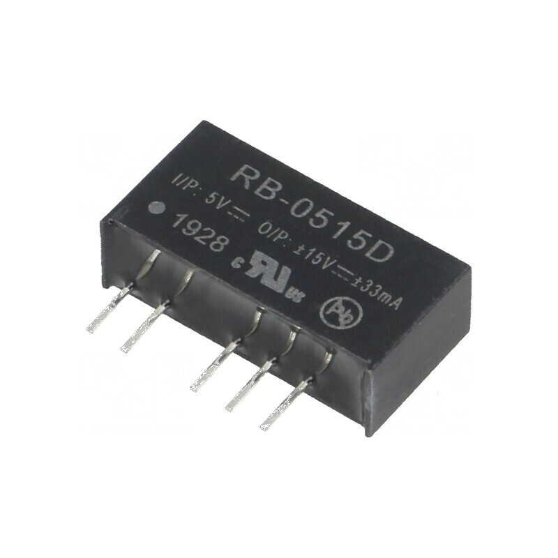 Convertor DC/DC 1W 4,5-5,5V la 15VDC și -15VDC | Electronic-mag.ro | Componente Electronice Convertor DC/DC 1W 4,5-5,5V la 15VDC și -15VDC | Electronic-mag.ro | Componente Electronice