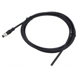Conector M8 mufă tată drept 3 pini IP67 -20÷80°C 3A | Electronic-mag.ro | Componente Electronice