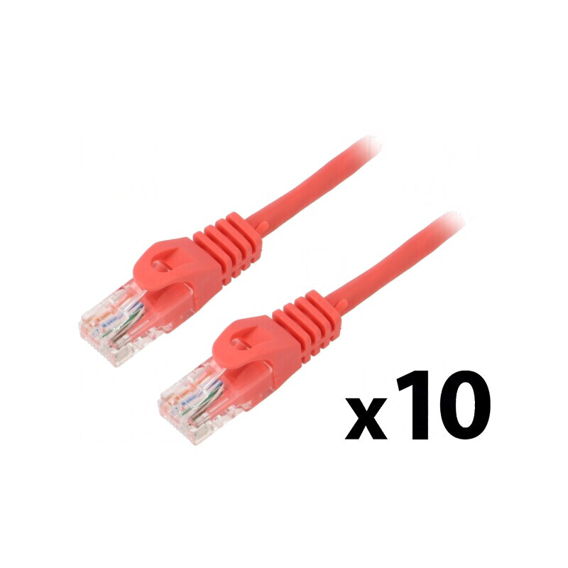 Cablul de rețea U/UTP 6 litat CCA PVC roșu 1,5m 26AWG 8 Fire | Electronic-mag.ro | Componente Electronice Cablul de rețea U/UTP 6 litat CCA PVC roșu 1,5m 26AWG 8 Fire | Electronic-mag.ro | Componente Electronice