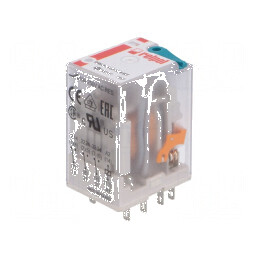 Releu electromagnetic 3PDT 24VDC, 20A | Electronic-mag.ro | Componente Electronice