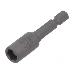 Capăt de şurubelniţă hexagonal 7mm cu magnet | Electronic-mag.ro | Componente Electronice