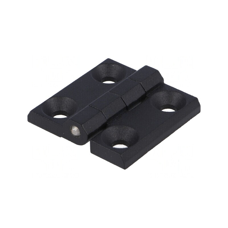Balama Lăţ 40mm Aluminiu Zinc Negru H: 40mm | Electronic-mag.ro | Componente Electronice Balama Lăţ 40mm Aluminiu Zinc Negru H: 40mm | Electronic-mag.ro | Componente Electronice