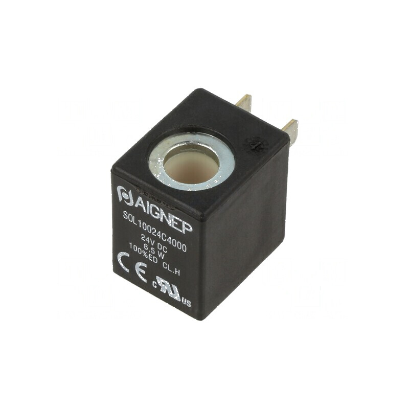 Bobină electrovalvă IP65 24VDC 6,5W 10mm | Electronic-mag.ro | Componente Electronice