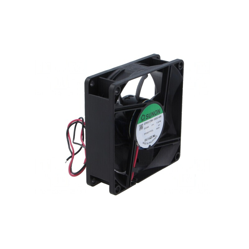 Ventilator DC axial 24V 80x25mm cu bilă | Electronic-mag.ro | Componente Electronice