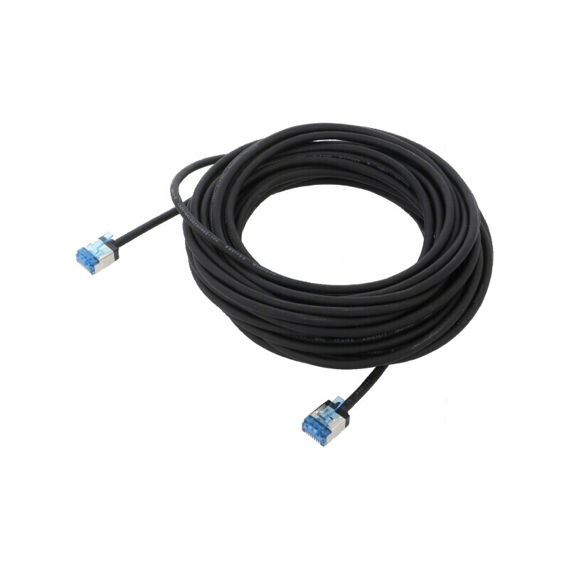 Cablu patch U/FTP 6a 10m LSZH negru 32AWG -20÷75°C | Electronic-mag.ro | Componente Electronice Cablu patch U/FTP 6a 10m LSZH negru 32AWG -20÷75°C | Electronic-mag.ro | Componente Electronice
