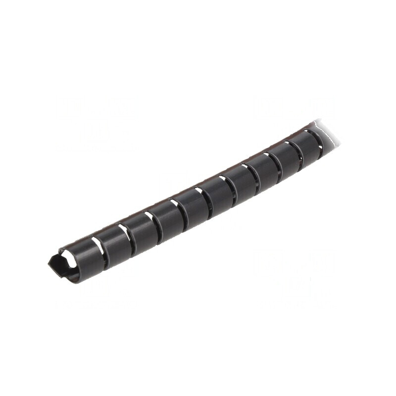 Înfăşurare spirală poliamidă neagră 8mm Helawrap HWPAV0 | Electronic-mag.ro | Componente Electronice