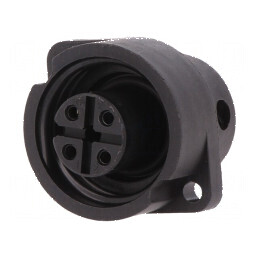 Conector circular soclu 692,693,RD24 mamă PIN 4 argintat 16A | Electronic-mag.ro | Componente Electronice