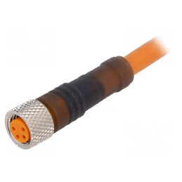 Cablu M8 4 pini 2m 60VAC 4A RKMV IP67 | Electronic-mag.ro | Componente Electronice