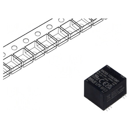 Convertor AC/DC 3W 85-264VAC 12VDC Ualim 120-370VDC | Electronic-mag.ro | Componente Electronice