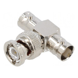 Adaptor BNC soclu x2 50Ω 4GHz | Electronic-mag.ro | Componente Electronice