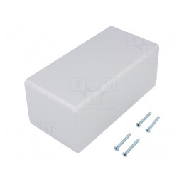 Carcasă universală ABS gri IP54 66mm x 131mm x 55mm 1594 | Electronic-mag.ro | Componente Electronice