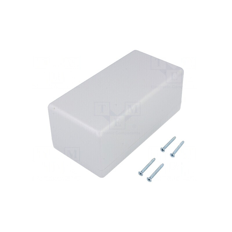 Carcasă universală ABS gri IP54 66mm x 131mm x 55mm 1594 | Electronic-mag.ro | Componente Electronice
