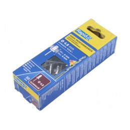 Diblu aluminiu 4,8mm x 12mm, 50 bucati | Electronic-mag.ro | Componente Electronice