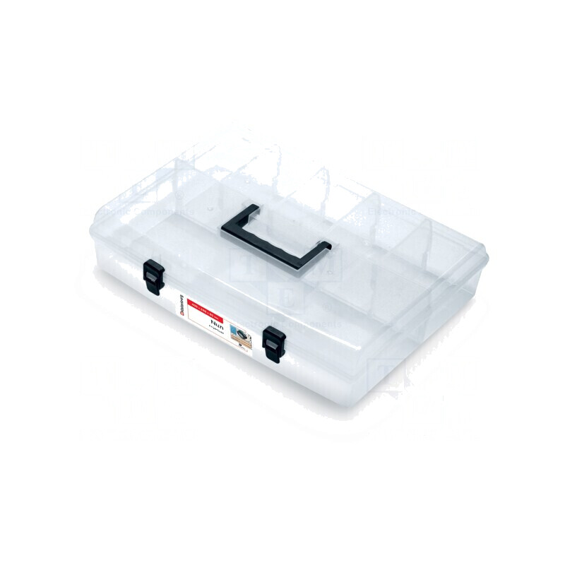 Container colectiv cu partiții transparentă 400x298x85mm | Electronic-mag.ro | Componente Electronice Container colectiv cu partiții transparentă 400x298x85mm | Electronic-mag.ro | Componente Electronice