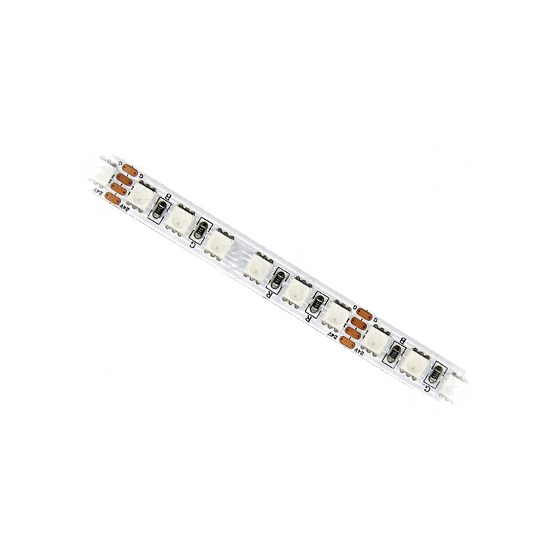 Bandă LED RGB 4040 120 LED/m 8mm PCB alb IP20 19,2W/m | Electronic-mag.ro | Componente Electronice