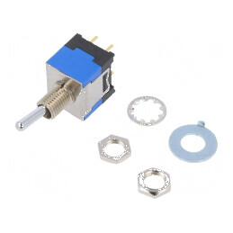 Comutator basculant DPDT ON-ON 0,1A 48VAC 48VDC | Electronic-mag.ro | Componente Electronice