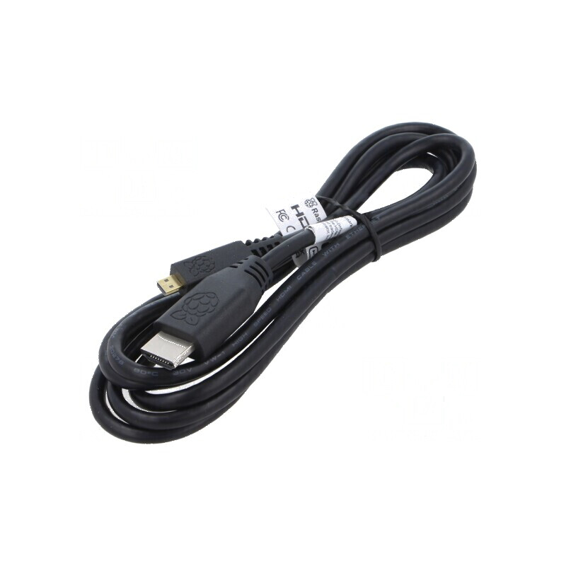 Cablu de conectare negru 2m | Electronic-mag.ro | Componente Electronice