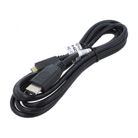 Cablu de conectare negru 2m | Electronic-mag.ro | Componente Electronice