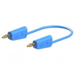 Cablu de măsurare 1m 60VDC 30VAC 19A Albastru | Electronic-mag.ro | Componente Electronice