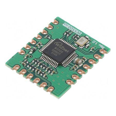 Modul Ethernet W5100 3,3VDC 24x20x2,6mm SPI | Electronic-mag.ro | Componente Electronice