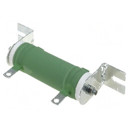 Rezistor bobinat 10Ω 50W ±5% Ø31x75mm 400ppm/°C cu ochiuri | Electronic-mag.ro | Componente Electronice