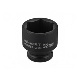Cap tubular cu impact HEX 32mm 1/2 scurtă 6-puncte | Electronic-mag.ro | Componente Electronice