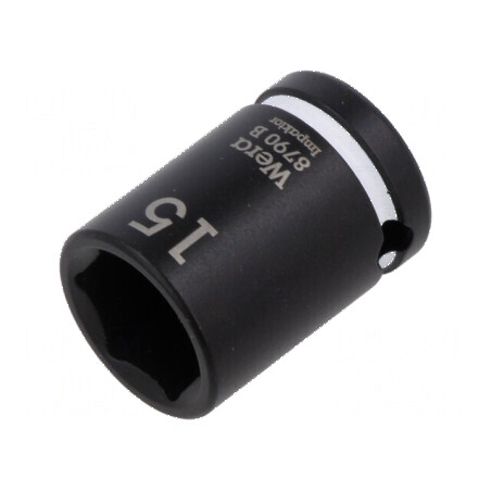 Cap tubular 6-puncte HEX 15mm 3/8 IMPAKTOR 30mm | Electronic-mag.ro | Componente Electronice