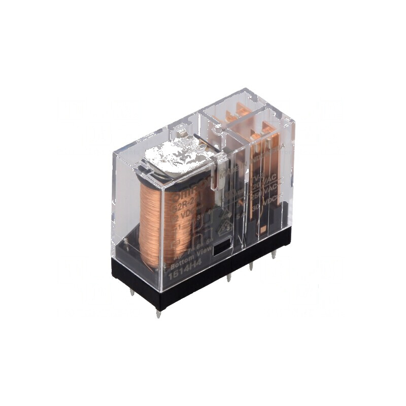Releu electromagnetic DPDT 12VDC 3A | Electronic-mag.ro | Componente Electronice