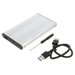 Carcasă hard disk 2,5" PnP SATA III USB 3.0 127x75x12mm | Electronic-mag.ro | Componente Electronice