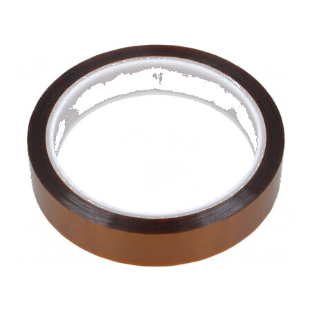 Bandă termorezistentă 0,07mm 50% ambră max. 230°C | Electronic-mag.ro | Componente Electronice