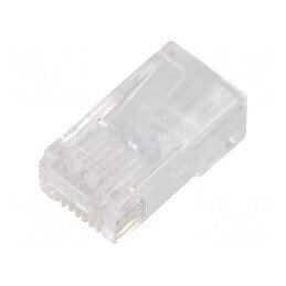 Conector RJ45 8p8c Cat 5e cu mufă PIN 8 pentru cablu IDC | Electronic-mag.ro | Componente Electronice