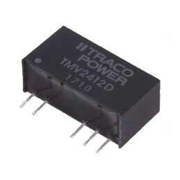 Convertor DC/DC 1W 21,6-26,4V la 12VDC și -12VDC | Electronic-mag.ro | Componente Electronice