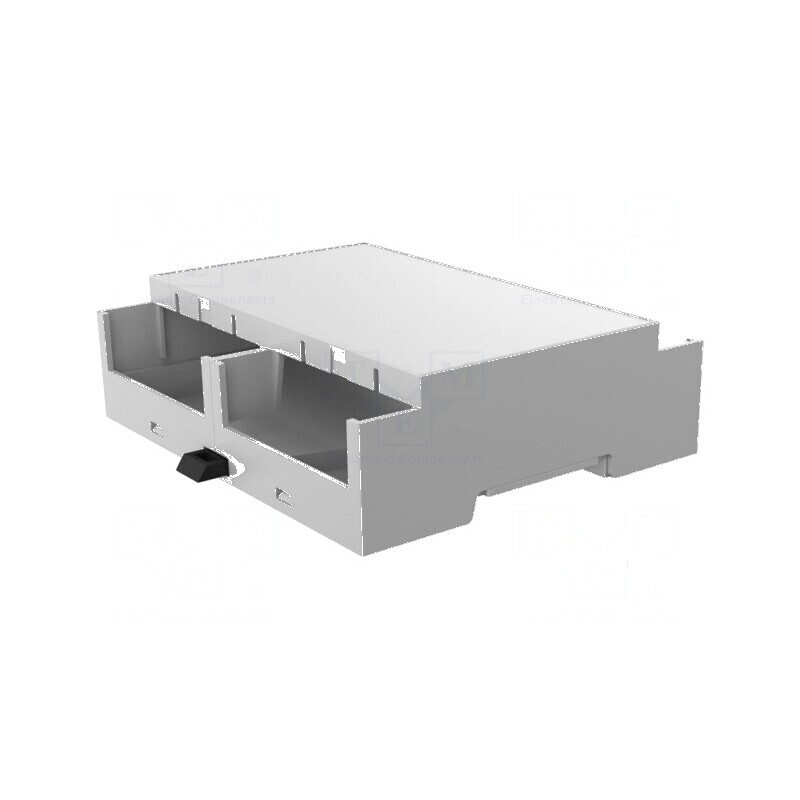 Carcasă pentru şină DIN 90mm x 106,2mm x 32mm gri Nr.mod: 6 | Electronic-mag.ro | Componente Electronice Carcasă pentru şină DIN 90mm x 106,2mm x 32mm gri Nr.mod: 6 | Electronic-mag.ro | Componente Electronice