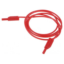 Cablu de măsurare 10A cu mufă banană 2mm, 2 capete | Electronic-mag.ro | Componente Electronice