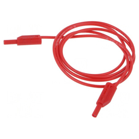 Cablu de măsurare 10A cu mufă banană 2mm, 2 capete | Electronic-mag.ro | Componente Electronice