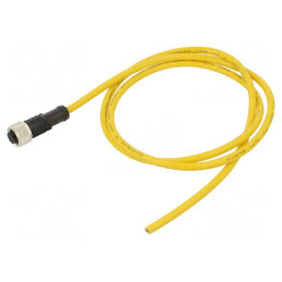 Conector M12 mufă PIN 5 mamă A-DeviceNet CANopen 1m | Electronic-mag.ro | Componente Electronice