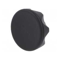Buton de reglare tehnopolimer PA Ø 56mm H 29mm capac negru | Electronic-mag.ro | Componente Electronice
