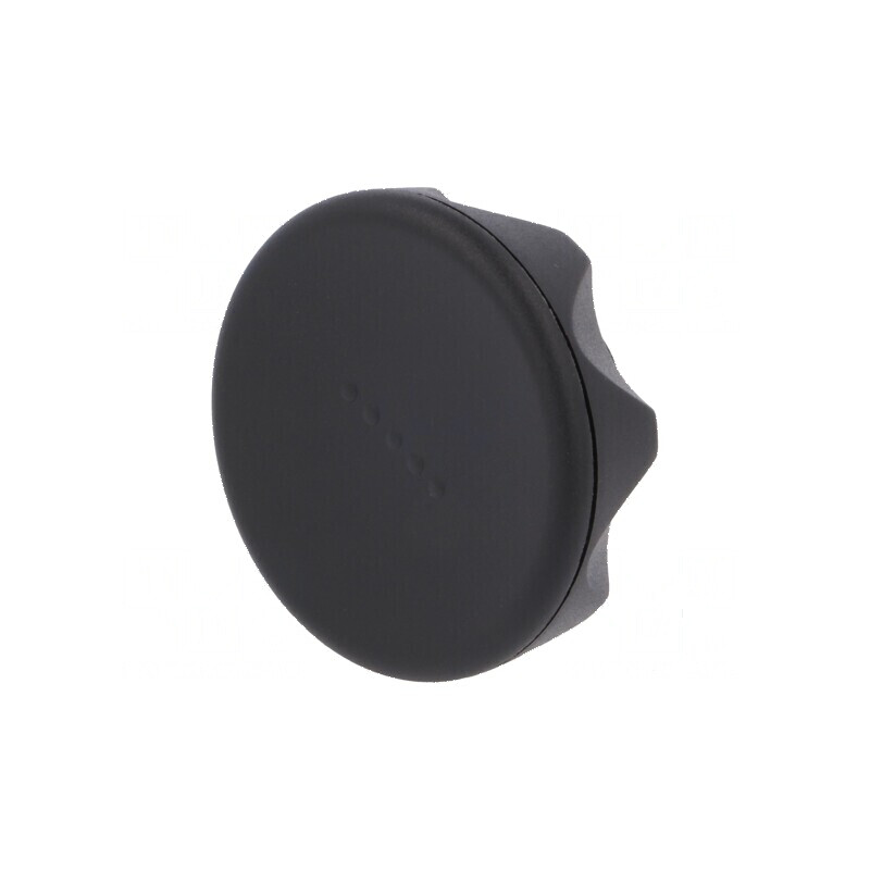 Buton de reglare tehnopolimer PA Ø 56mm H 29mm capac negru | Electronic-mag.ro | Componente Electronice Buton de reglare tehnopolimer PA Ø 56mm H 29mm capac negru | Electronic-mag.ro | Componente Electronice
