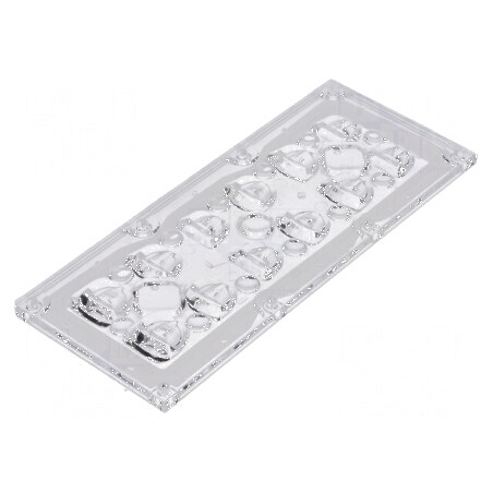 Lentilă LED dreptunghiulară transparentă 7,92mm | Electronic-mag.ro | Componente Electronice