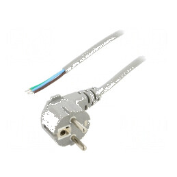 Cablu 3x1mm2 CEE 7/7 cu ştecăr unghi 5m PVC | Electronic-mag.ro | Componente Electronice