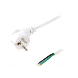 Cablu 3x1mm2 CEE 7/7 ştecăr unghi 5m PVC | Electronic-mag.ro | Componente Electronice