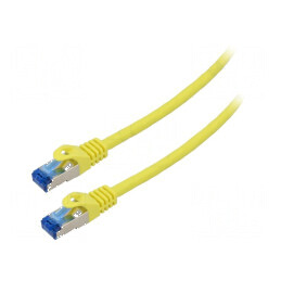 Cablul Patch S/FTP 6a CCA LSZH galben 15m 26AWG | Electronic-mag.ro | Componente Electronice