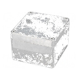 Carcasă universală aluminiu IP67 74,6mm x 79,6mm x 52mm | Electronic-mag.ro | Componente Electronice