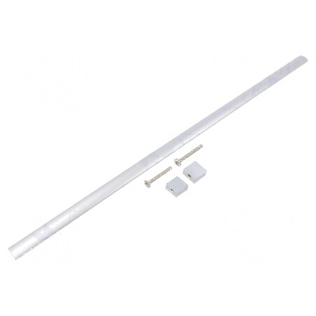Suport aluminiu naturală 30,5mm x 500mm x 15,5mm cu manetă | Electronic-mag.ro | Componente Electronice