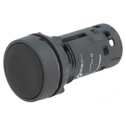 Comutator apăsare 22mm Poz.i 1 NO negru | Electronic-mag.ro | Componente Electronice