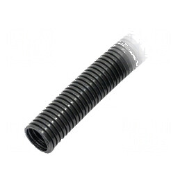 Tub de protecție poliamidă 6 neagră 28mm -40÷120°C | Electronic-mag.ro | Componente Electronice