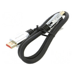 Cablu HDMI 2.1, 1.8m, negru, mufe HDMI ambele părți, din gumă | Electronic-mag.ro | Componente Electronice