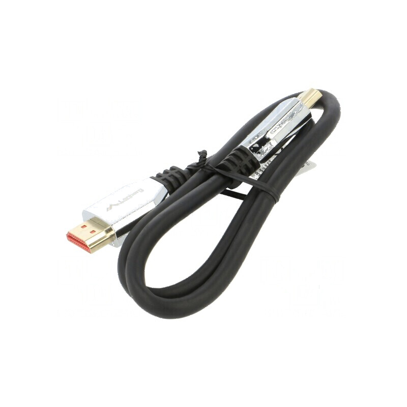 Cablu HDMI 2.1, 1.8m, negru, mufe HDMI ambele părți, din gumă | Electronic-mag.ro | Componente Electronice Cablu HDMI 2.1, 1.8m, negru, mufe HDMI ambele părți, din gumă | Electronic-mag.ro | Componente Electronice