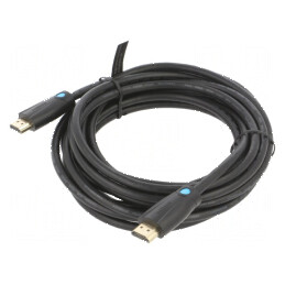 Cablu HDMI 2.0 5m Negru PVC Mufă Ambelor Părţi | Electronic-mag.ro | Componente Electronice